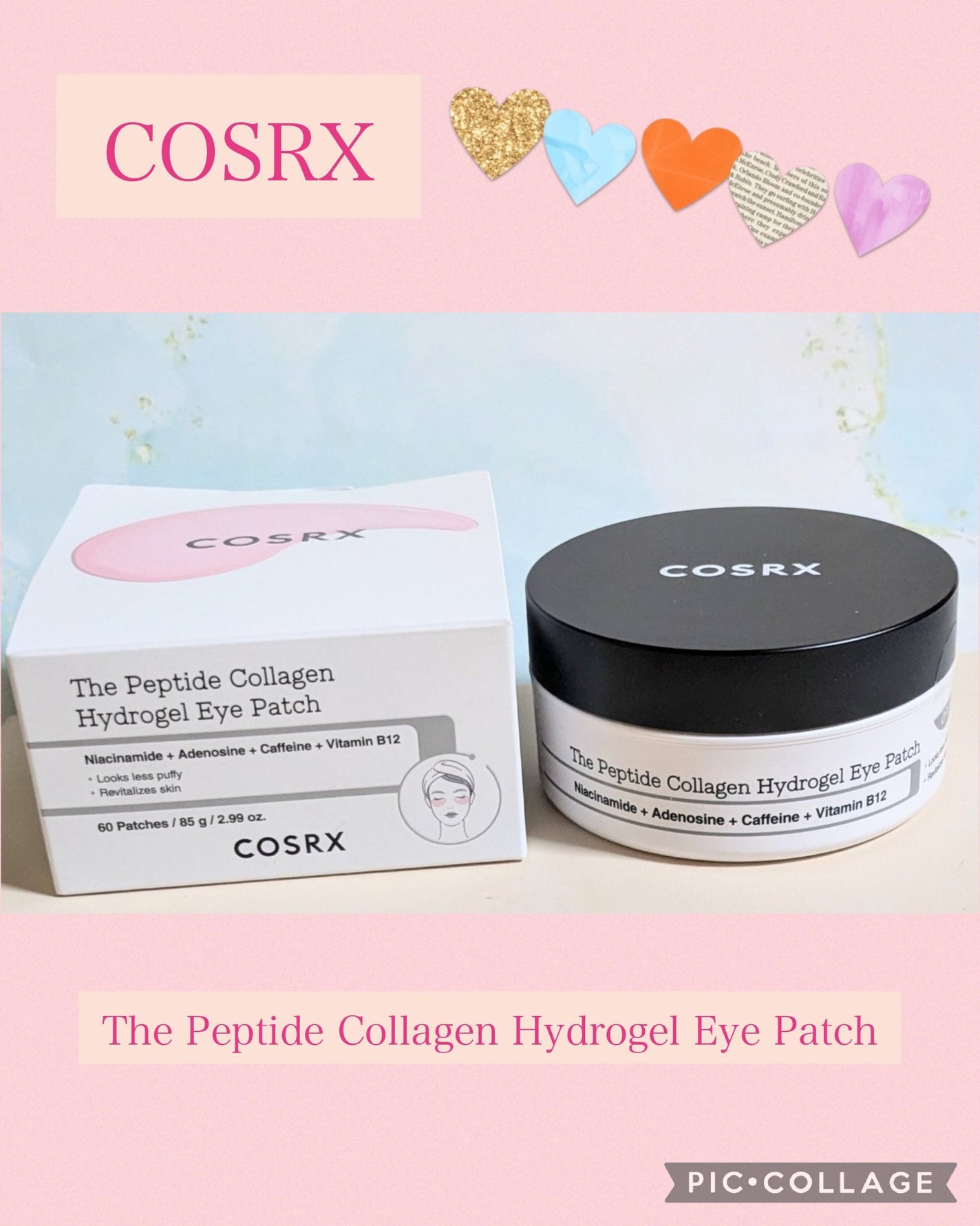 RXザ・ペプチドコラーゲン ハイドロゲルアイパッチ/COSRX/アイケア・アイクリームを使ったクチコミ(1枚目)