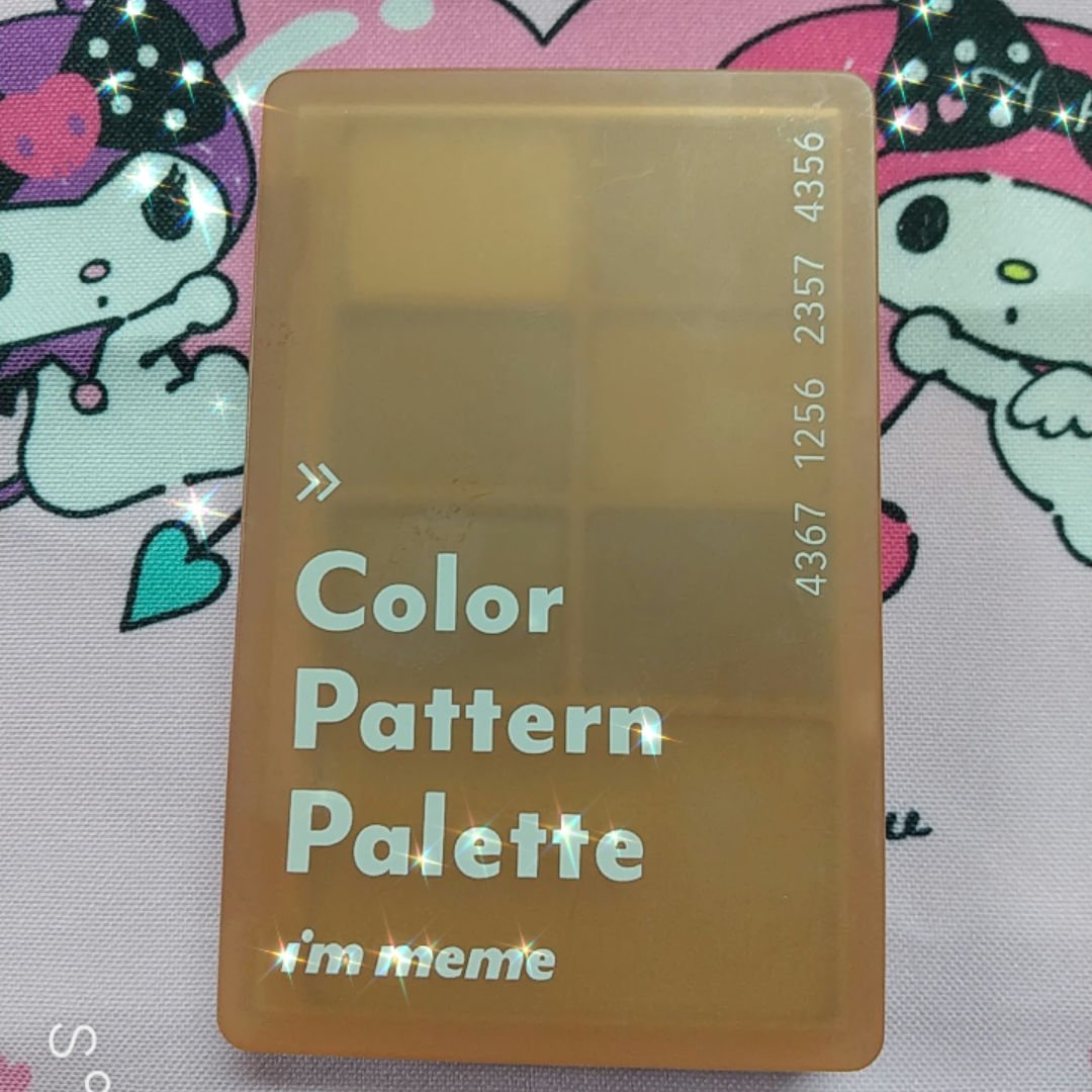 カラーパターンパレット 003 サンドパターン/i’m meme/マルチパレットを使ったクチコミ（1枚目）