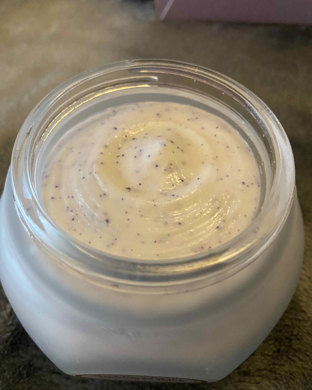 フェイスポリッシャー リラクシング(ラベンダー)/SABON/スクラブ・ゴマージュを使ったクチコミ(3枚目)