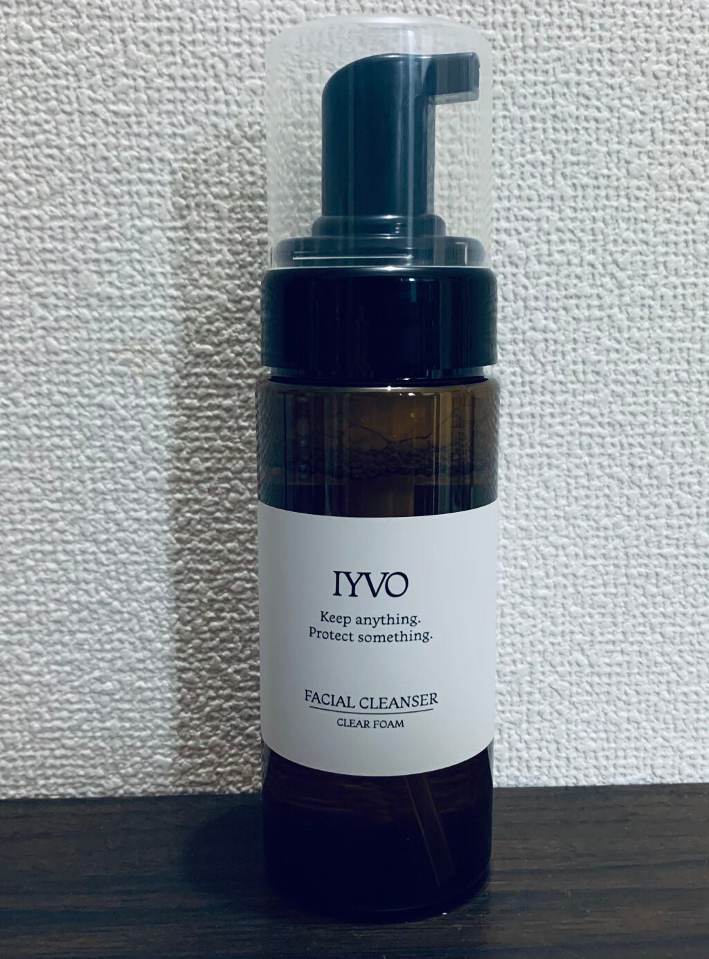 フェイシャルクレンザー クリアフォーム/IYVO/洗顔フォームを使ったクチコミ(1枚目)