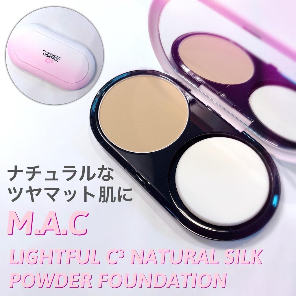 ライトフル C3 ナチュラル シルク パウダーファンデーション/M・A・C/パウダーファンデーションを使ったクチコミ(1枚目)