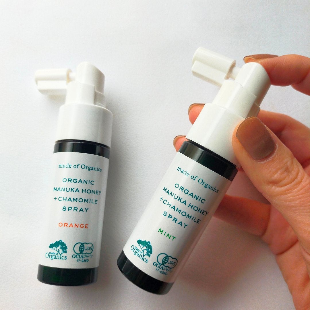 マヌカハニー+カモミールスプレー/made of Organics/その他オーラルケアを使ったクチコミ(2枚目)