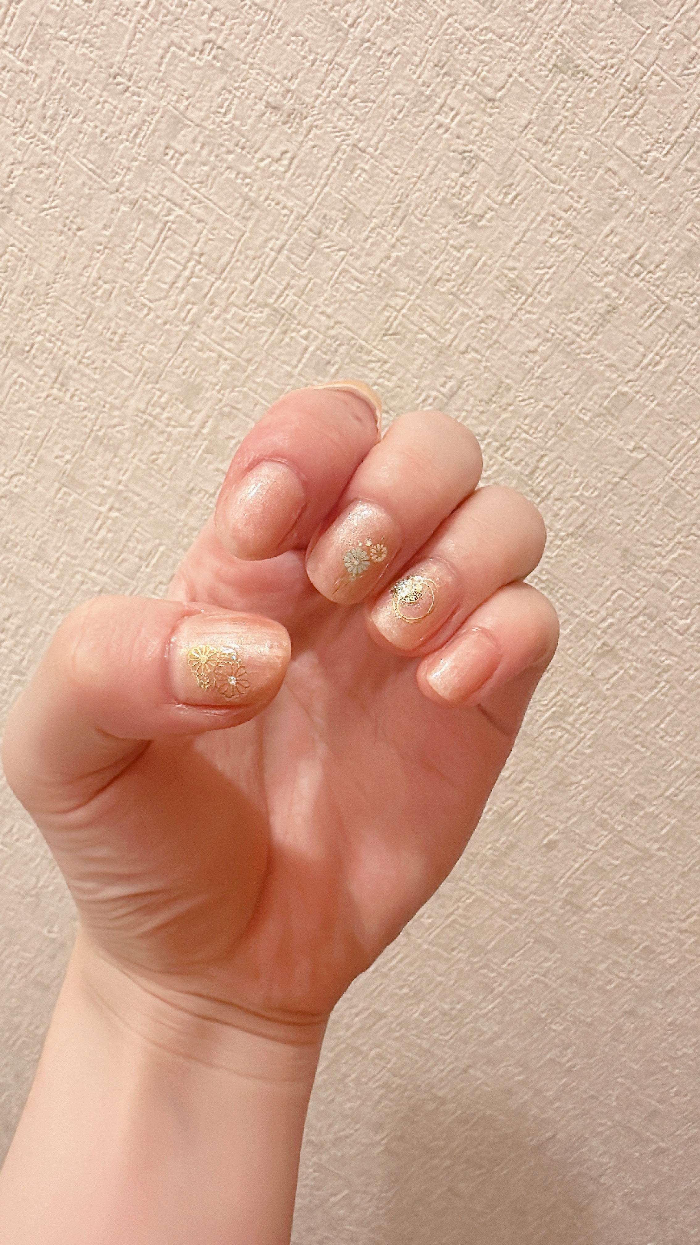 ネイルシール/セリア/ネイルシールを使ったクチコミ（1枚目）