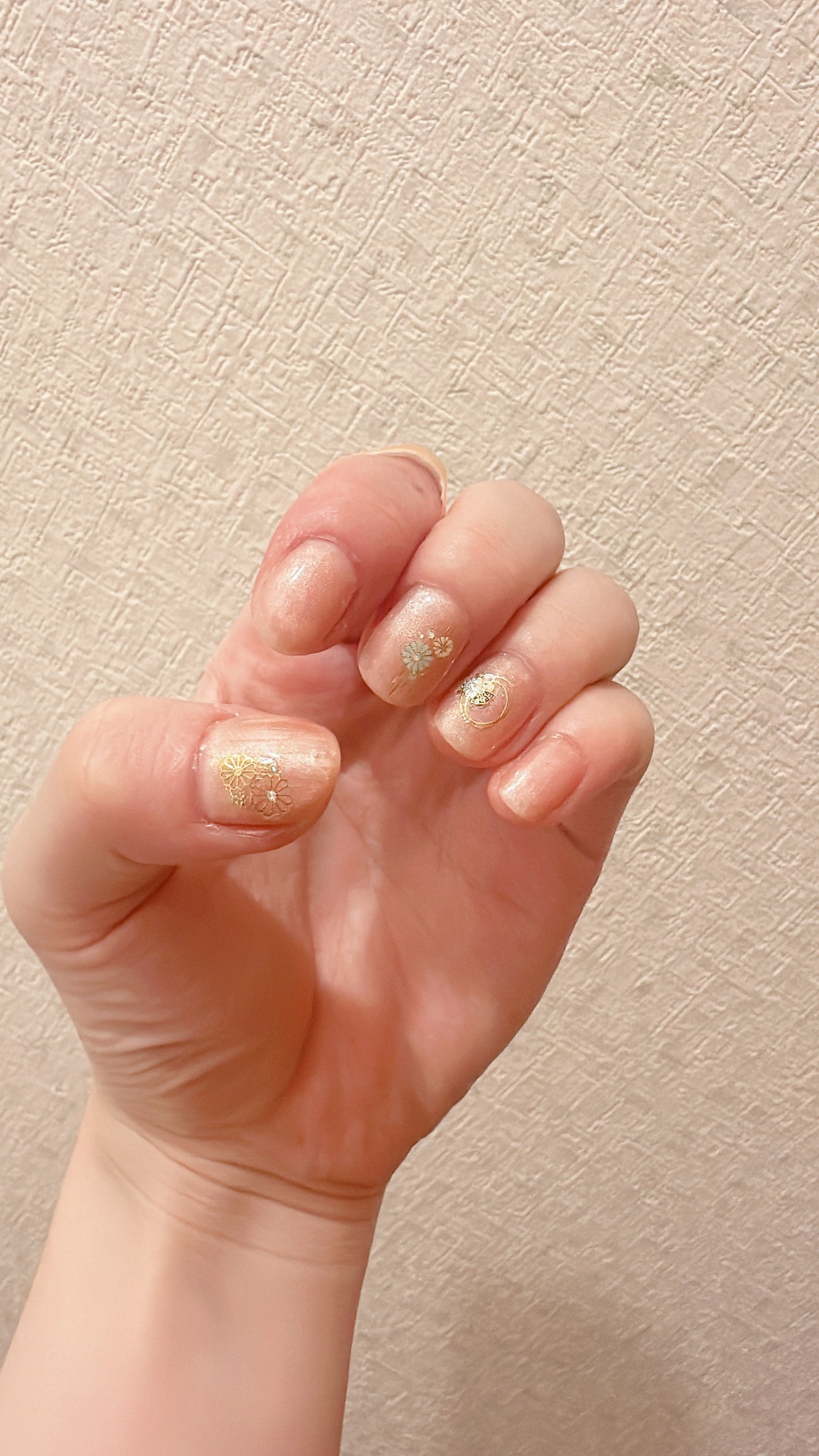 ネイルシール/セリア/ネイルシールを使ったクチコミ(1枚目)