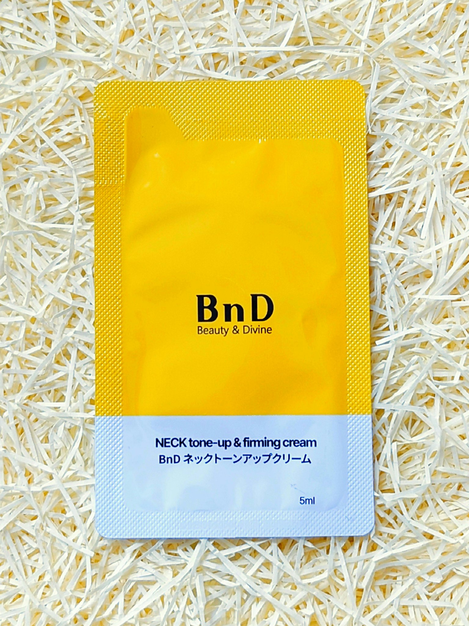 BnD ネックアイロン トーンアップ クリーム/BnD/ネック・デコルテケアを使ったクチコミ（1枚目）