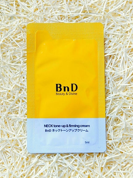 BnD ネックアイロン トーンアップ クリーム/BnD/ネック・デコルテケアを使ったクチコミ(1枚目)