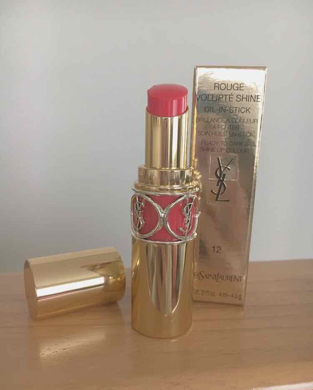 ルージュ ヴォリュプテ シャイン/YVES SAINT LAURENT BEAUTE/口紅を使ったクチコミ(1枚目)