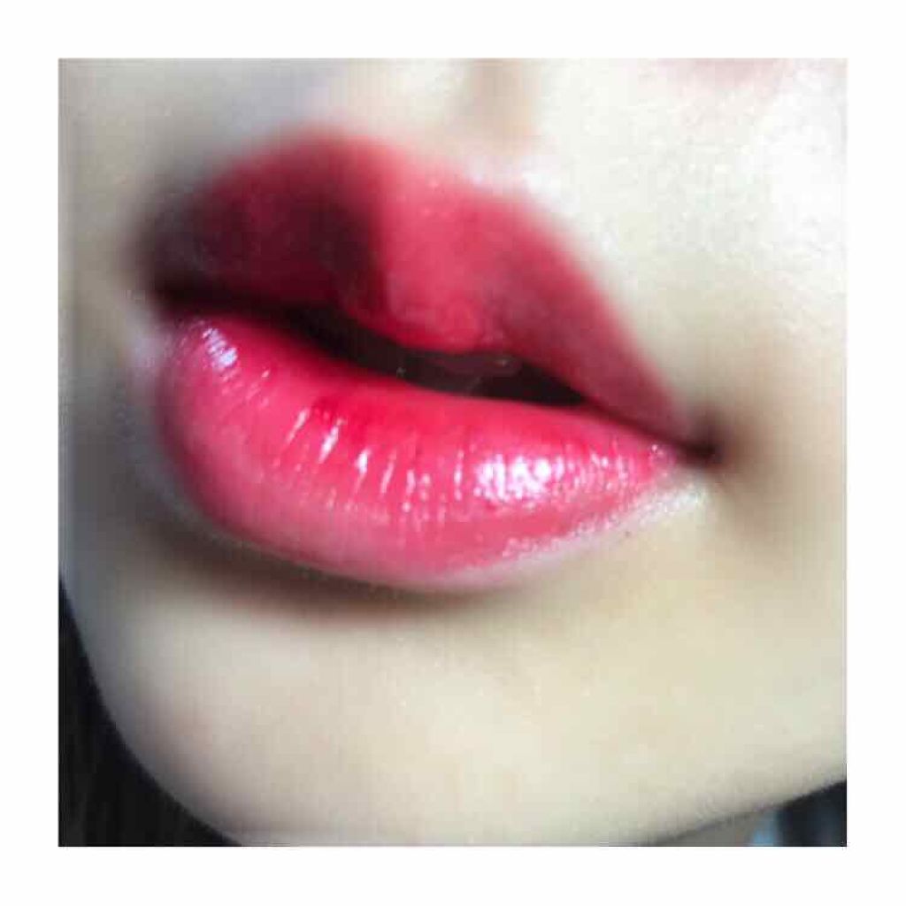 ディアダーリン ウォータージェルティント （アイスティント）/ETUDE/口紅を使ったクチコミ（3枚目）