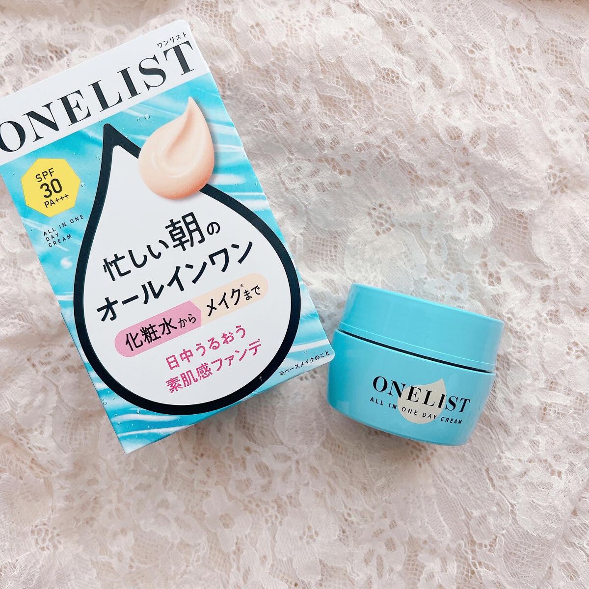 ワンリスト オールインワン デイクリーム/ナリスアップ/オールインワン化粧品を使ったクチコミ(1枚目)