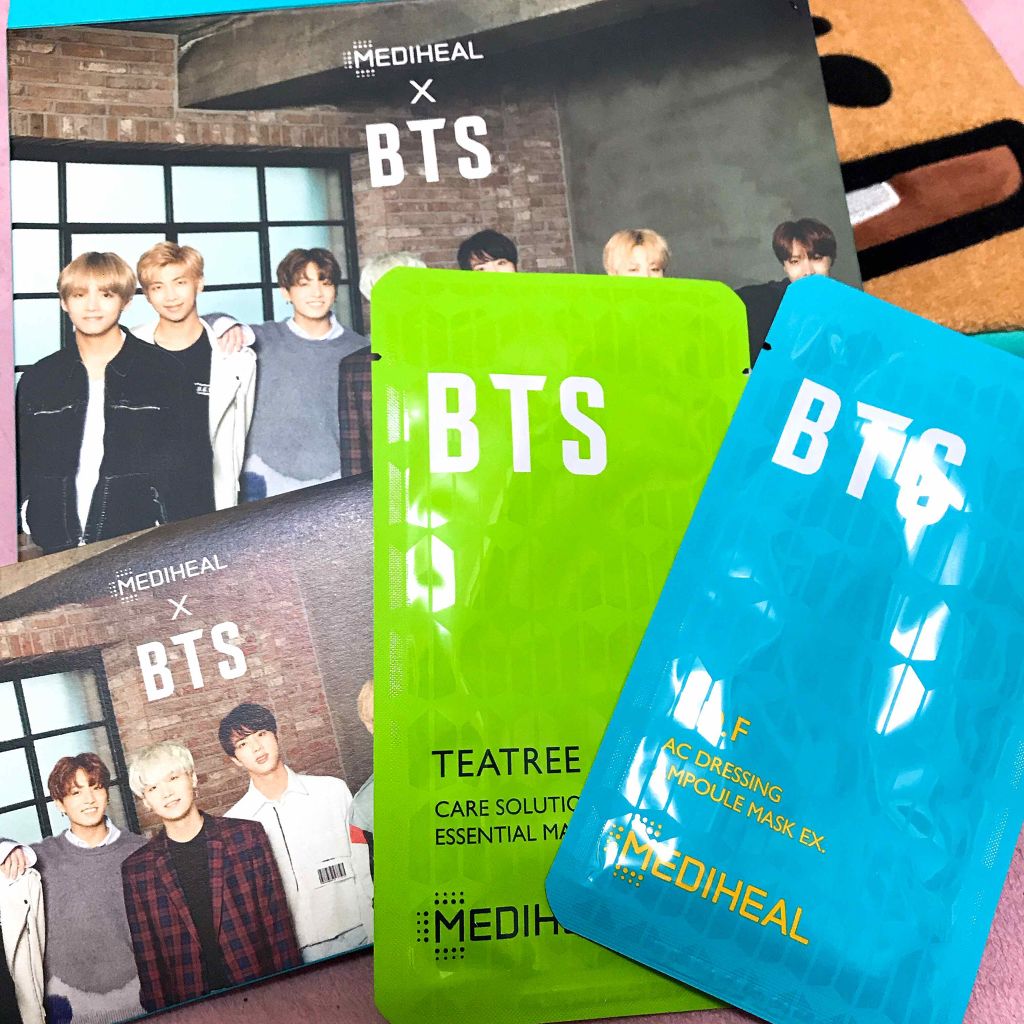 メディヒール x BTS スペシャル セット /MEDIHEAL/シートマスク・パックを使ったクチコミ(2枚目)