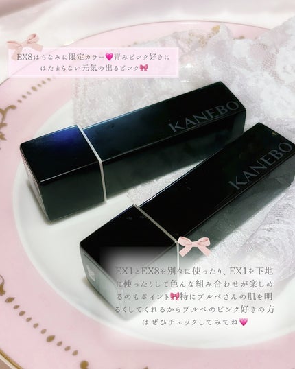 ルージュスターヴァイブラント/KANEBO/口紅を使ったクチコミ(5枚目)