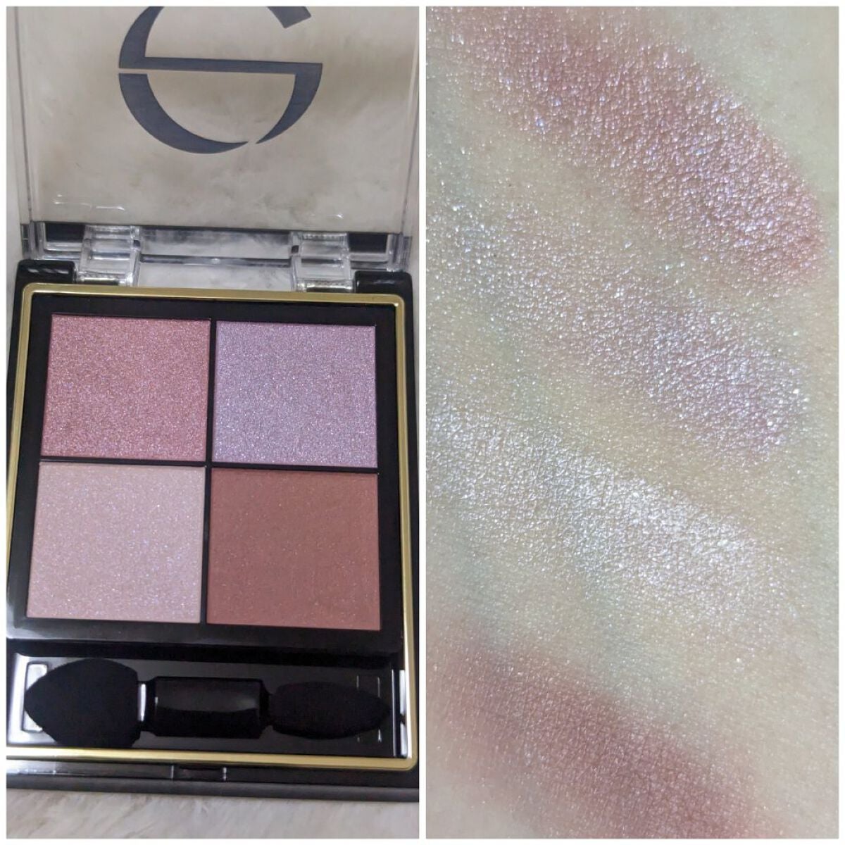 リアルクローズシャドウ/excel/アイシャドウパレットを使ったクチコミ(2枚目)