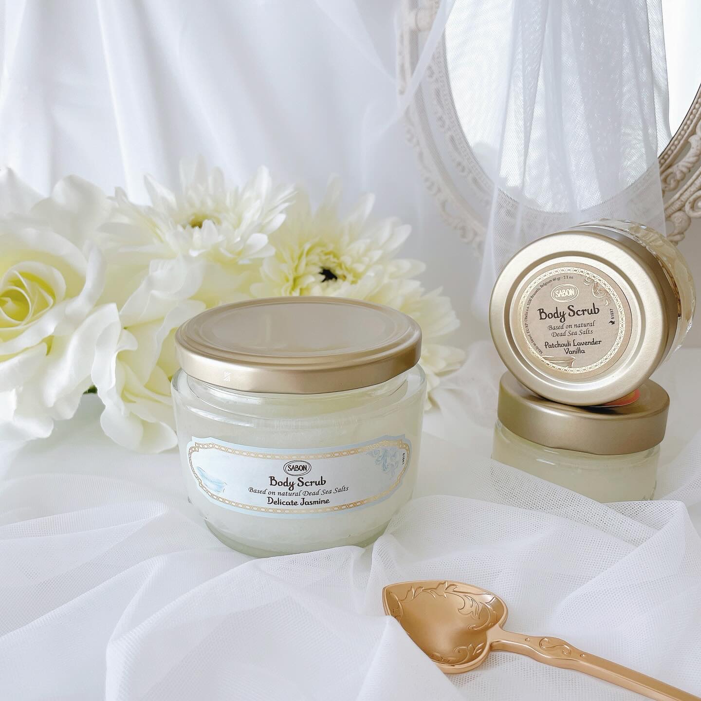 ボディスクラブ デリケート・ジャスミン/SABON/ボディスクラブを使ったクチコミ（1枚目）