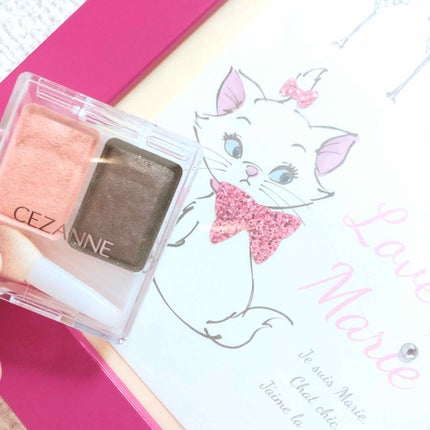 ツーカラー アイシャドウ ラメシリーズ/CEZANNE/アイシャドウパレットを使ったクチコミ(1枚目)