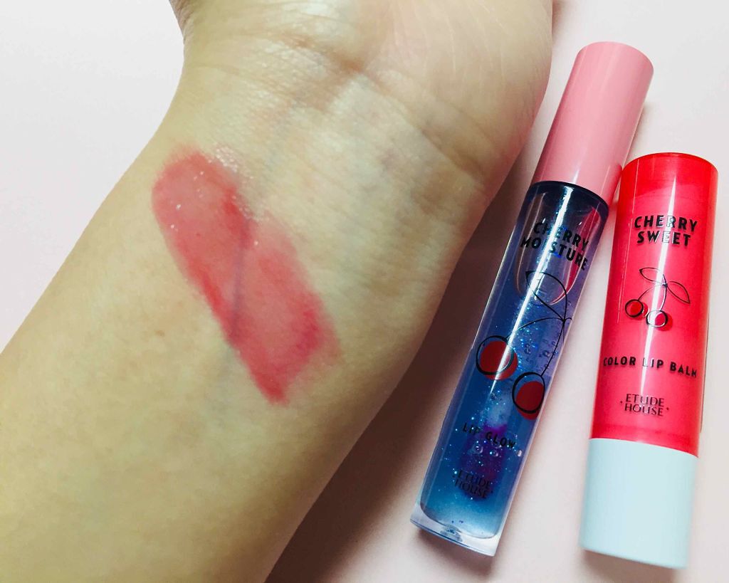 チェリーモイスチャー リップグロウ/ETUDE/リップグロスを使ったクチコミ(4枚目)