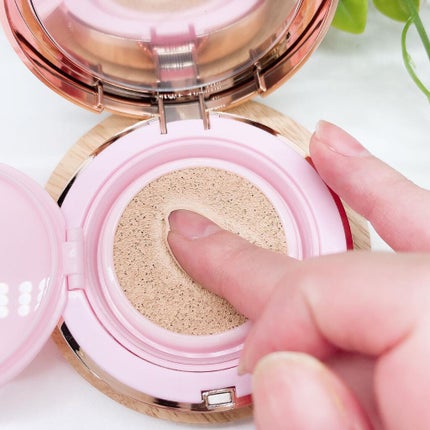 ピンクティーツリーカバークッション/APLIN/クッションファンデーションを使ったクチコミ(5枚目)