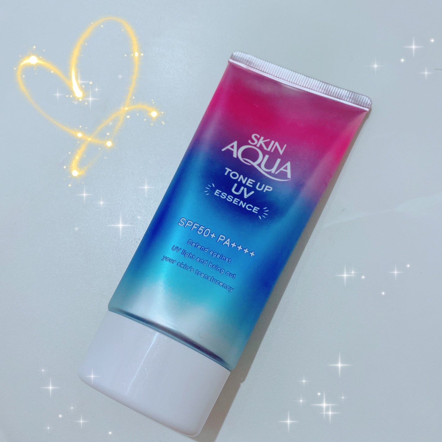 スキンアクア トーンアップUVエッセンス/スキンアクア/日焼け止めクリームを使ったクチコミ(1枚目)
