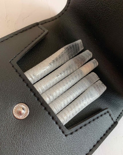 SIXPLUSアイメイクブラシ 5本セット高級動物毛 化粧ポーチ付き/SIXPLUS/メイクブラシを使ったクチコミ(4枚目)