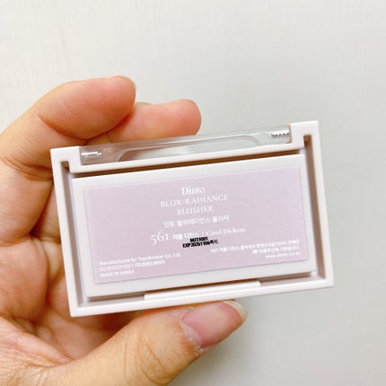 ブラーラジエンスチーク/Dinto/パウダーチークを使ったクチコミ(9枚目)