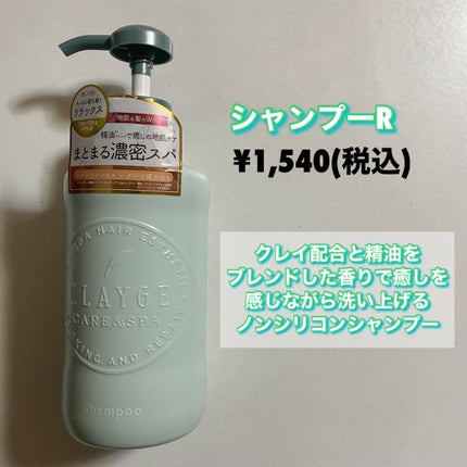 シャンプー/トリートメントR /CLAYGE/シャンプー・コンディショナーを使ったクチコミ(3枚目)