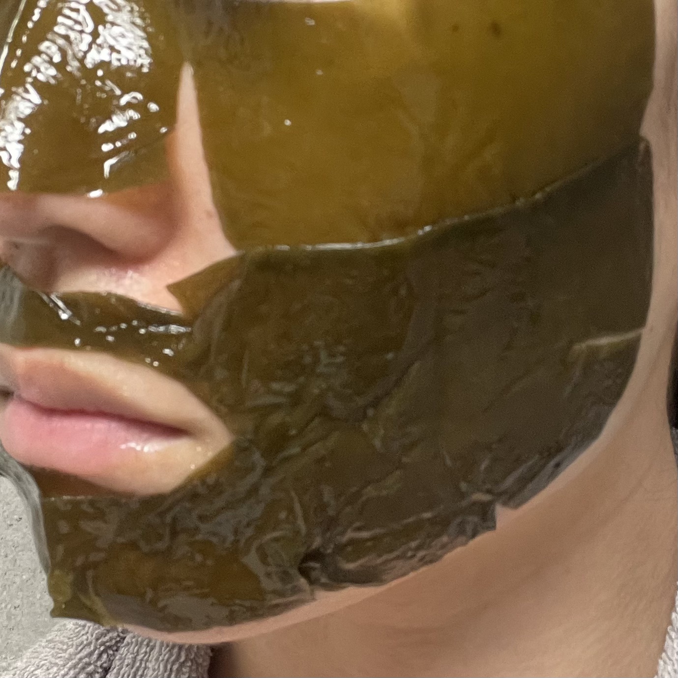 アルゲオーガニックコンブマスクパック/WHAMISA/シートマスク・パックを使ったクチコミ（2枚目）