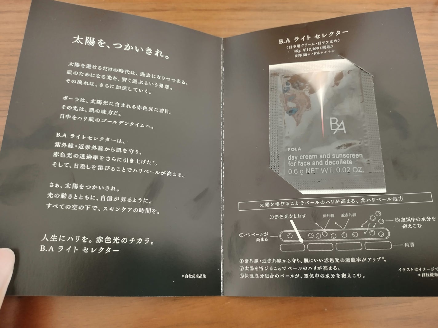 ライト セレクター/B.A/日焼け止めクリームを使ったクチコミ(3枚目)
