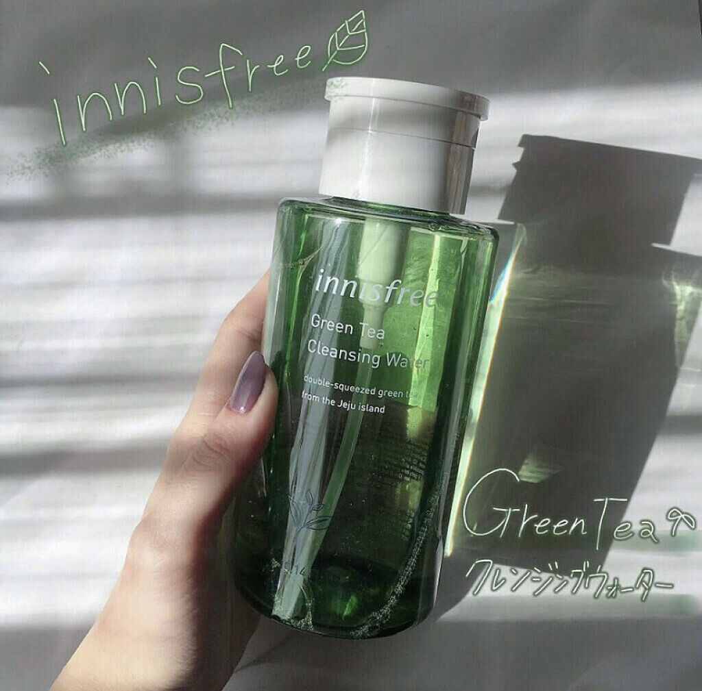 グリーンティー クレンジングウォーター/innisfree/クレンジングウォーターを使ったクチコミ（1枚目）