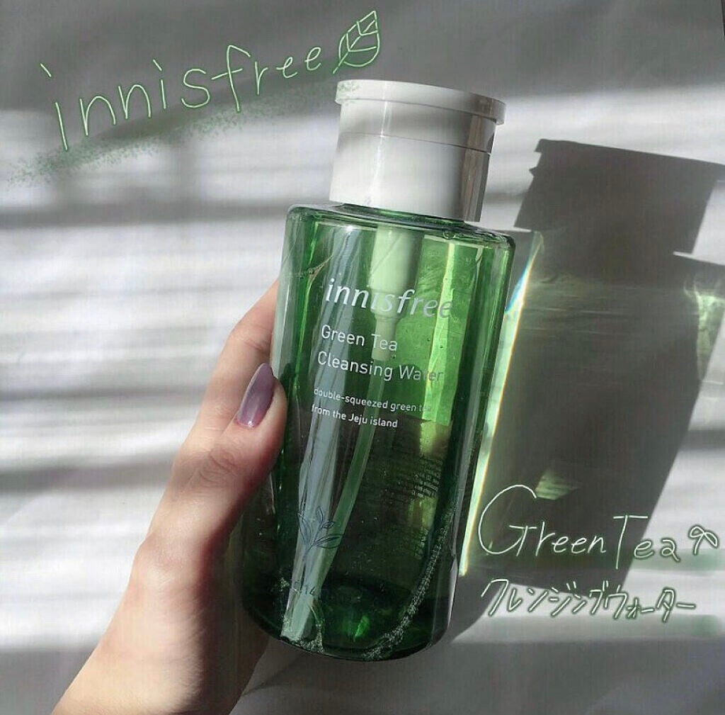 グリーンティー クレンジングウォーター/innisfree/クレンジングウォーターを使ったクチコミ(1枚目)
