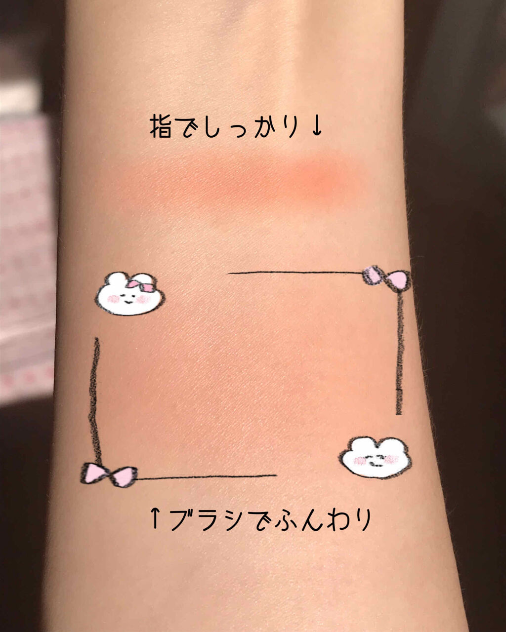 ユニコーンシリーズ チークブラッシュ/FlowerKnows/パウダーチークを使ったクチコミ（2枚目）