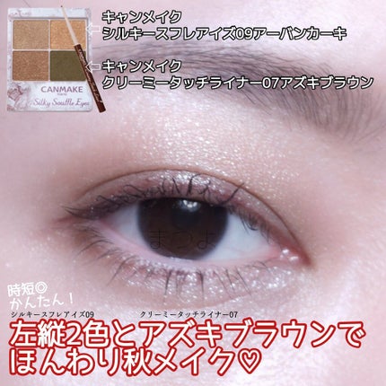 クリーミータッチライナー/キャンメイク/ジェルアイライナーを使ったクチコミ(1枚目)