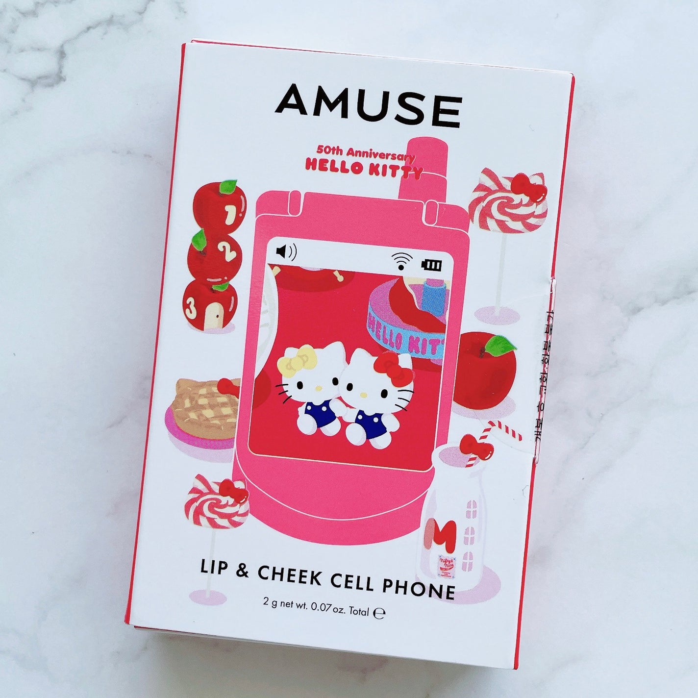 リップ&チークセルフォン/AMUSE/口紅を使ったクチコミ(3枚目)