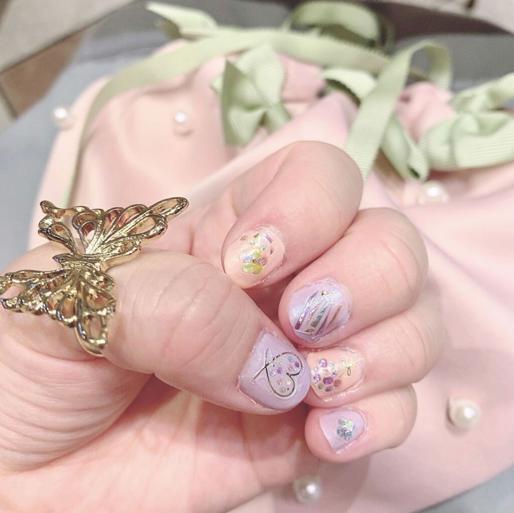 サンリオネイル/DAISO/マニキュアを使ったクチコミ（2枚目）