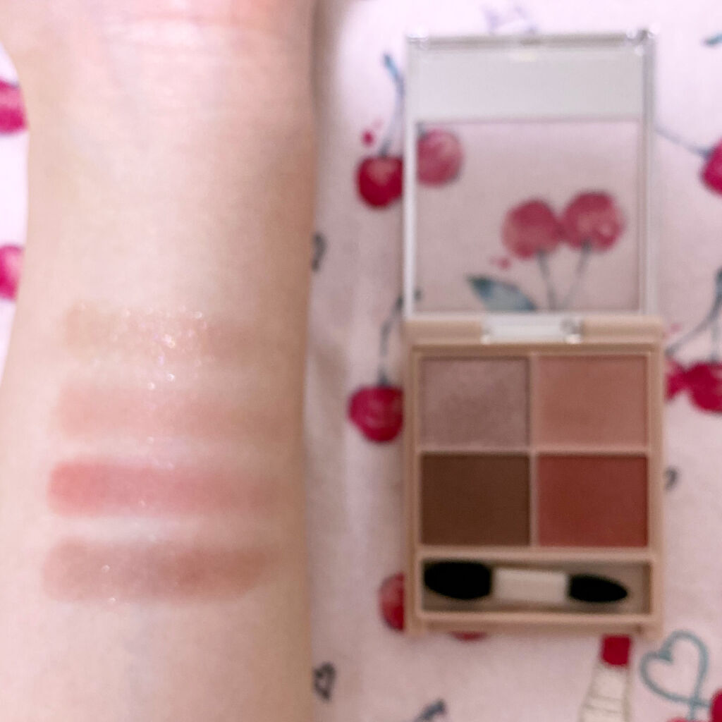 シルキースフレアイズ（マットタイプ）/キャンメイク/アイシャドウパレットを使ったクチコミ（3枚目）