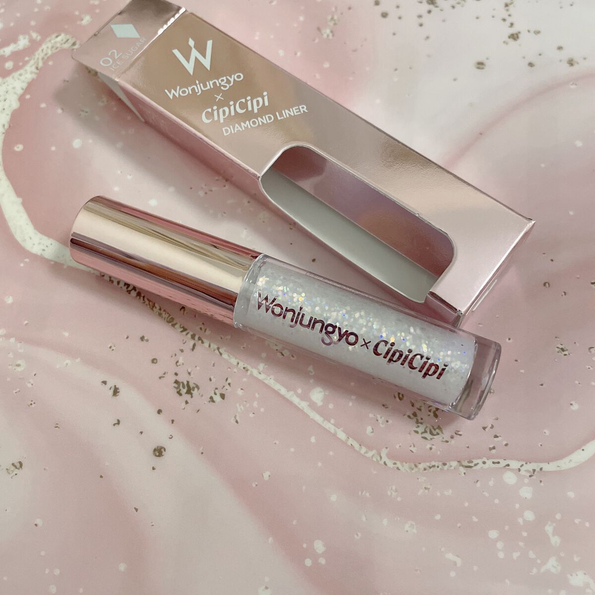 ウォンジョンヨ ダイヤモンドライナー/Wonjungyo/リキッドアイシャドウを使ったクチコミ(1枚目)