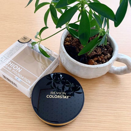 カラーステイ クッション ロングウェア ファンデーション/REVLON/クッションファンデーションを使ったクチコミ(4枚目)