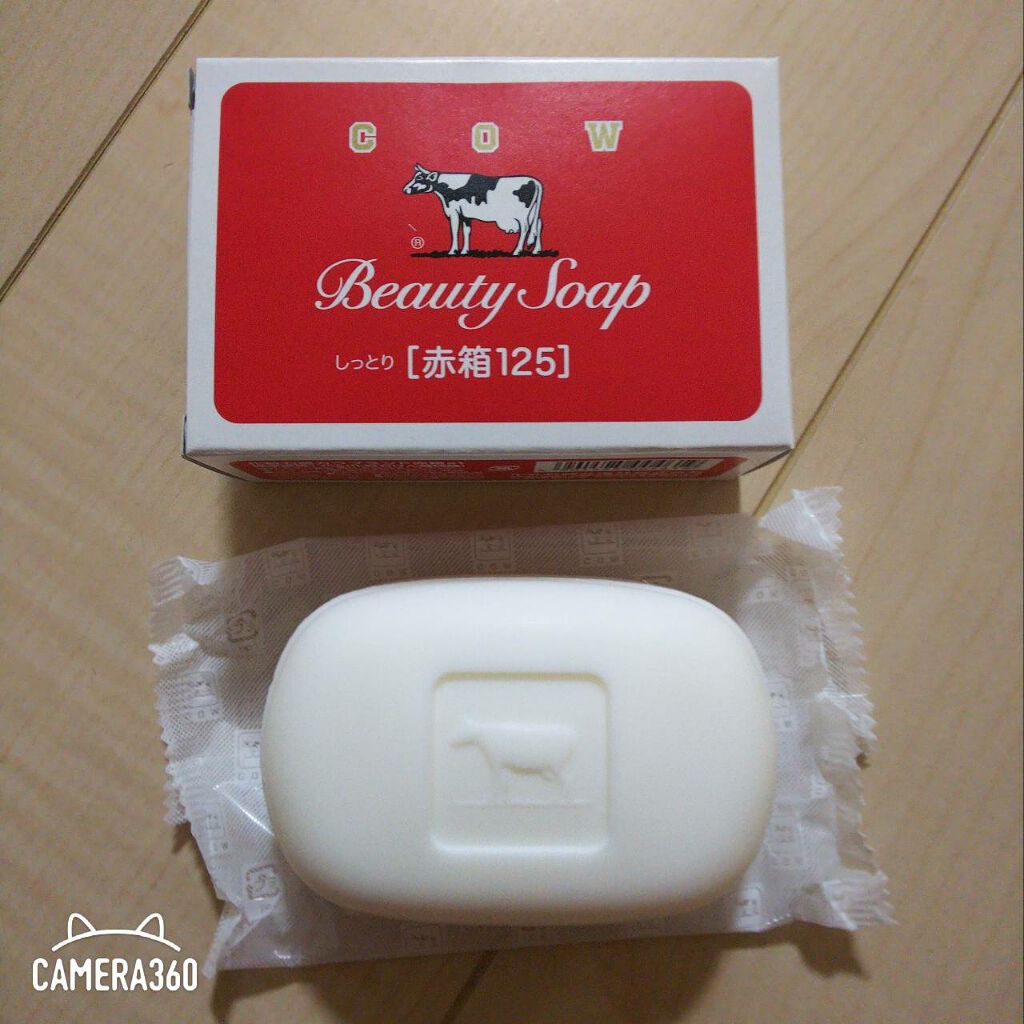 赤箱 (しっとり) ちょっと大きめ 2コ入/カウブランド/洗顔石鹸を使ったクチコミ（3枚目）