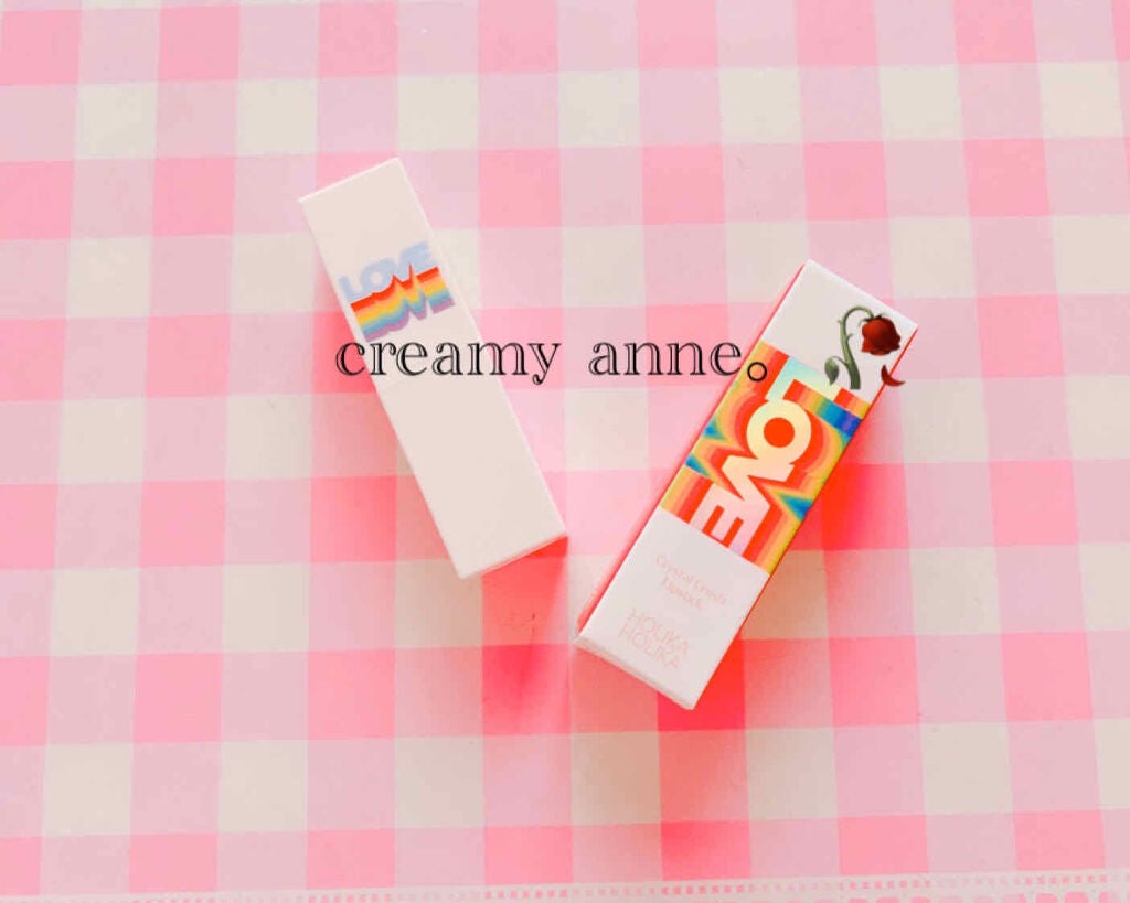 クリスタルクラッシュリップ/HOLIKA HOLIKA/口紅を使ったクチコミ(2枚目)