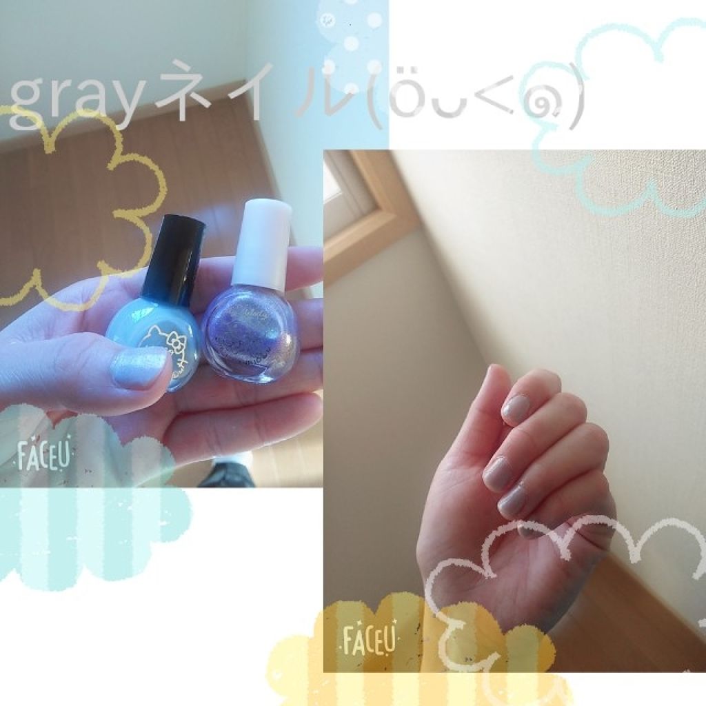 サンリオネイル/DAISO/マニキュアを使ったクチコミ(1枚目)