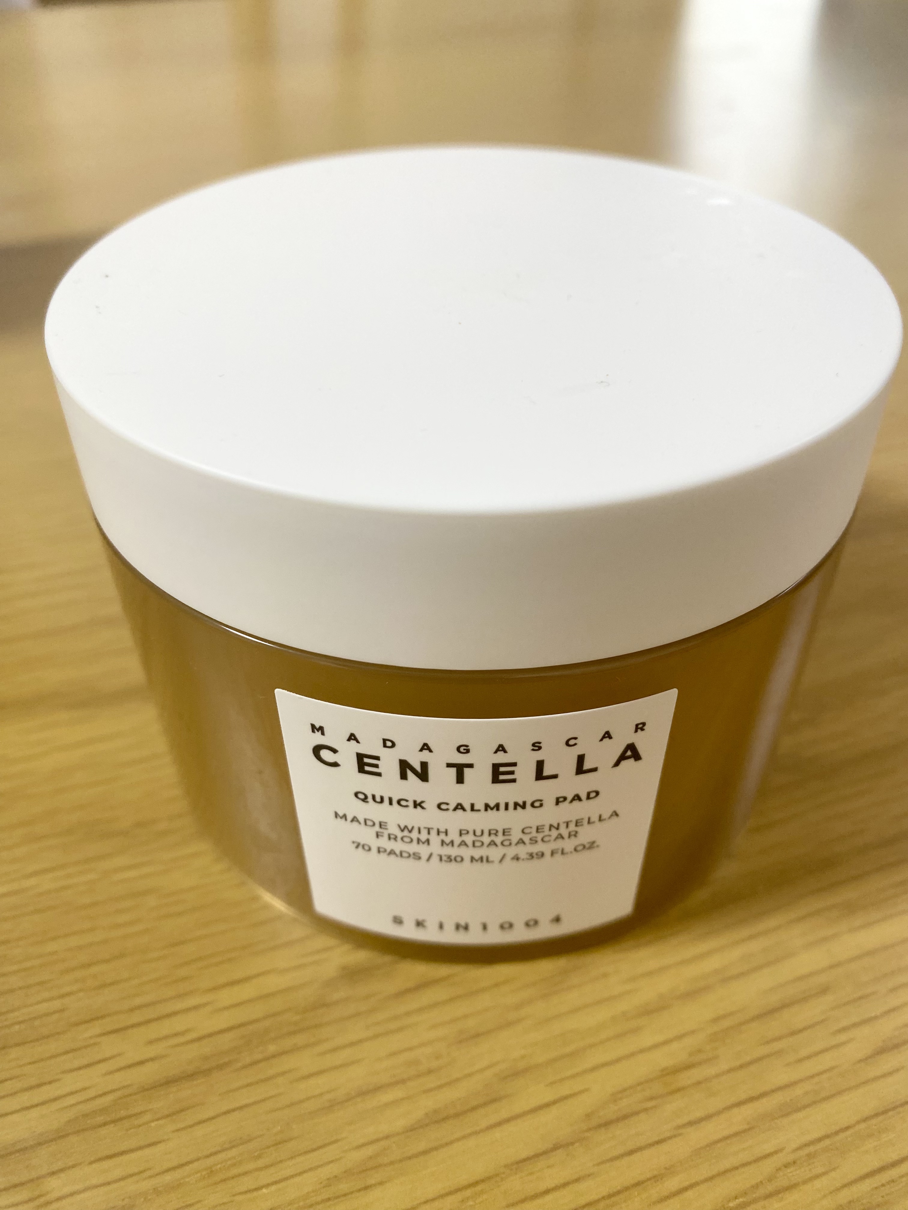 センテラ クイックカーミングパッド/SKIN1004/トナーパッドを使ったクチコミ（1枚目）