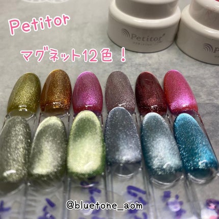 オリジナルマグネットジェル/Petitor/ジェルネイルを使ったクチコミ(1枚目)