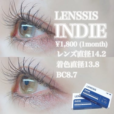 楚乃 on LIPS 「lensissINDIEGRAY/BROWNレンズ直径14.2..」（2枚目）