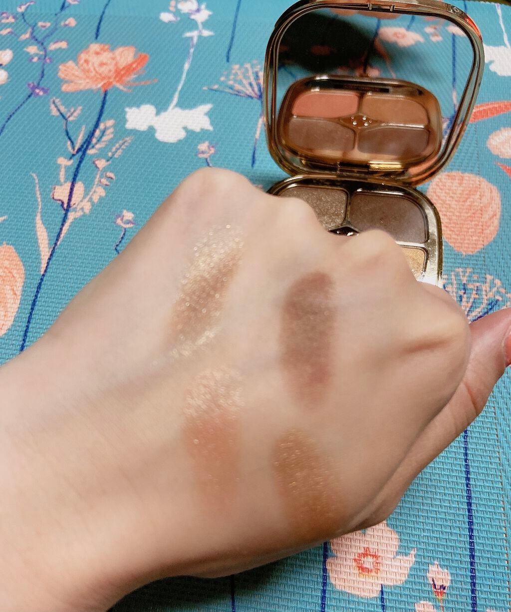 フェリンアイズ インテンスアイシャドウ クアッド/DOLCE&GABBANA BEAUTY/アイシャドウパレットを使ったクチコミ(2枚目)