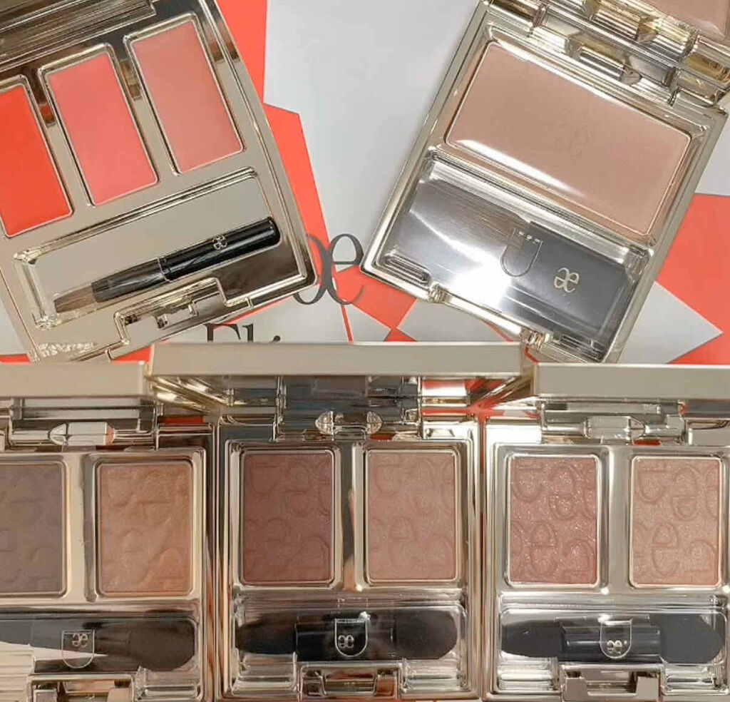 エモーショナル フェイス/Elégance/パウダーチークを使ったクチコミ（2枚目）