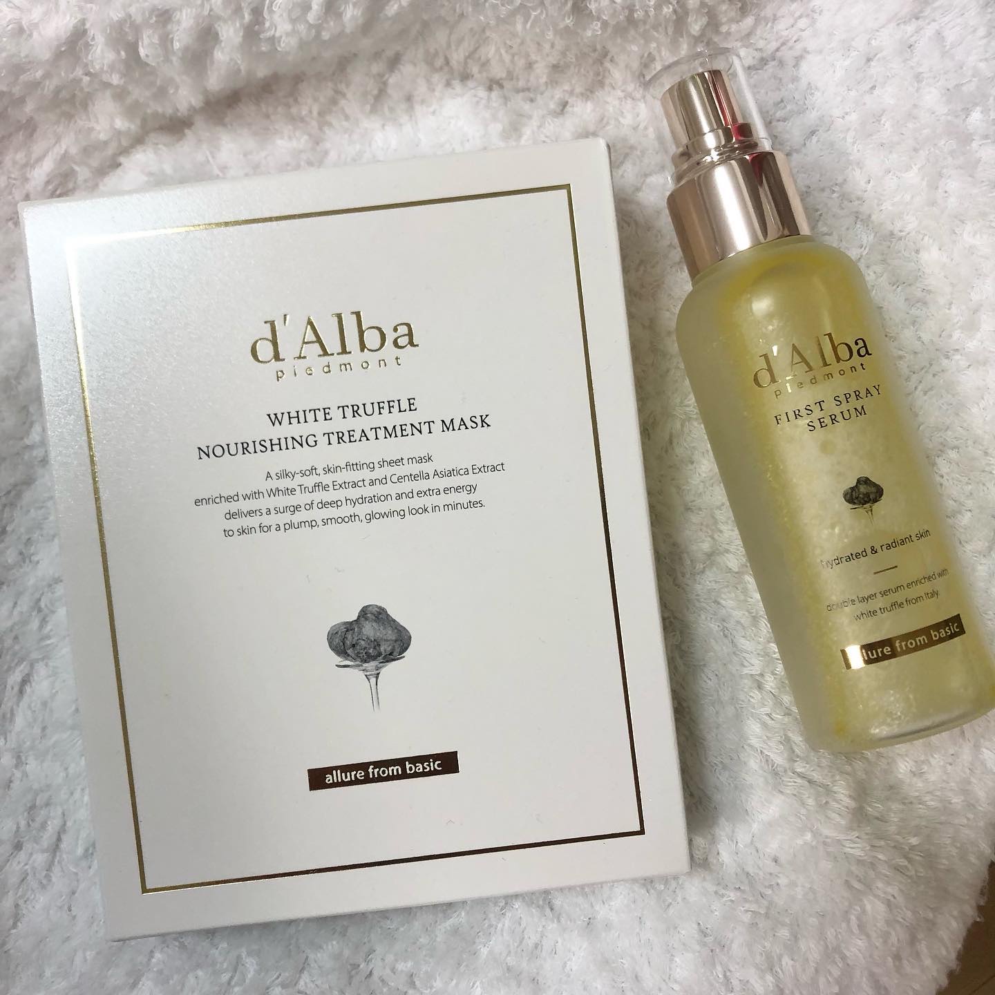 ダルバ ホワイトトリュフファーストスプレーセラム/ダルバ/ミスト状化粧水を使ったクチコミ（2枚目）