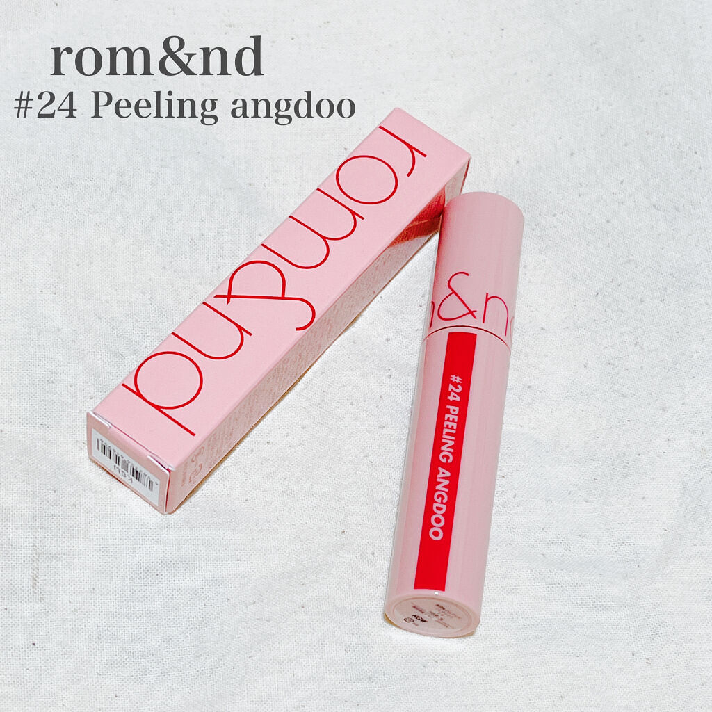 ジューシーラスティングティント/rom&nd/リップティントを使ったクチコミ（1枚目）