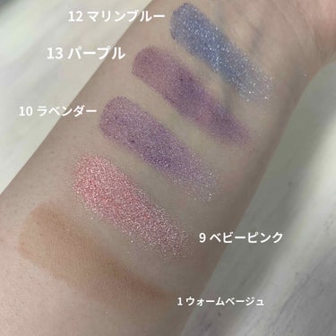 UR GLAM　BLOOMING EYE COLOR PALETTE/U R GLAM/パウダーアイシャドウを使ったクチコミ（3枚目）