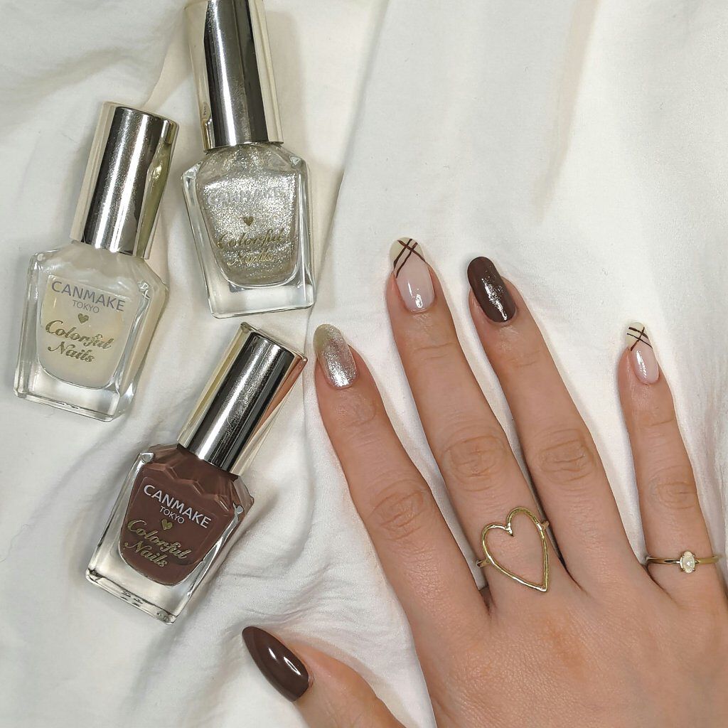 カラフルネイルズ/キャンメイク/マニキュアを使ったクチコミ（3枚目）