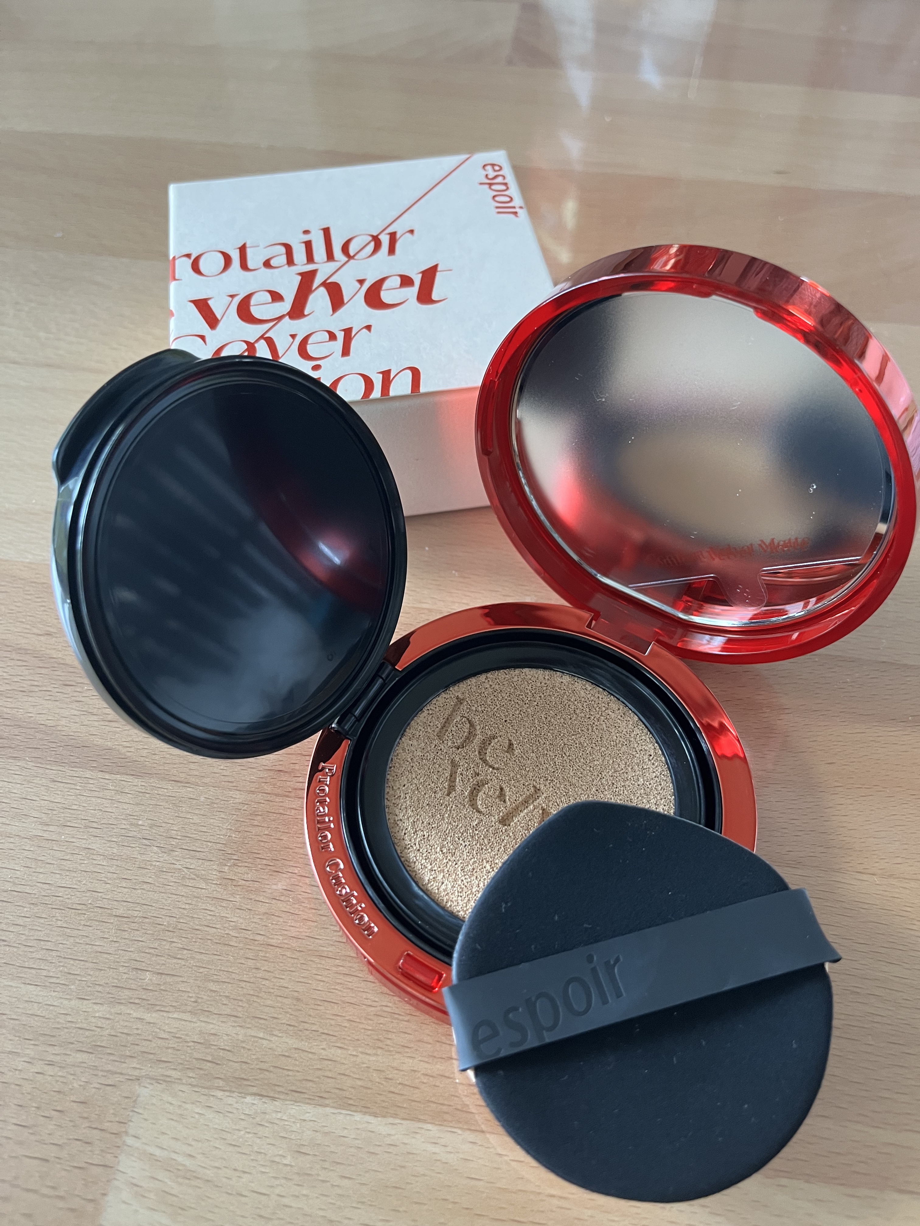 プロテーラービーベルベットカバークッション/espoir/クッションファンデーションを使ったクチコミ（1枚目）