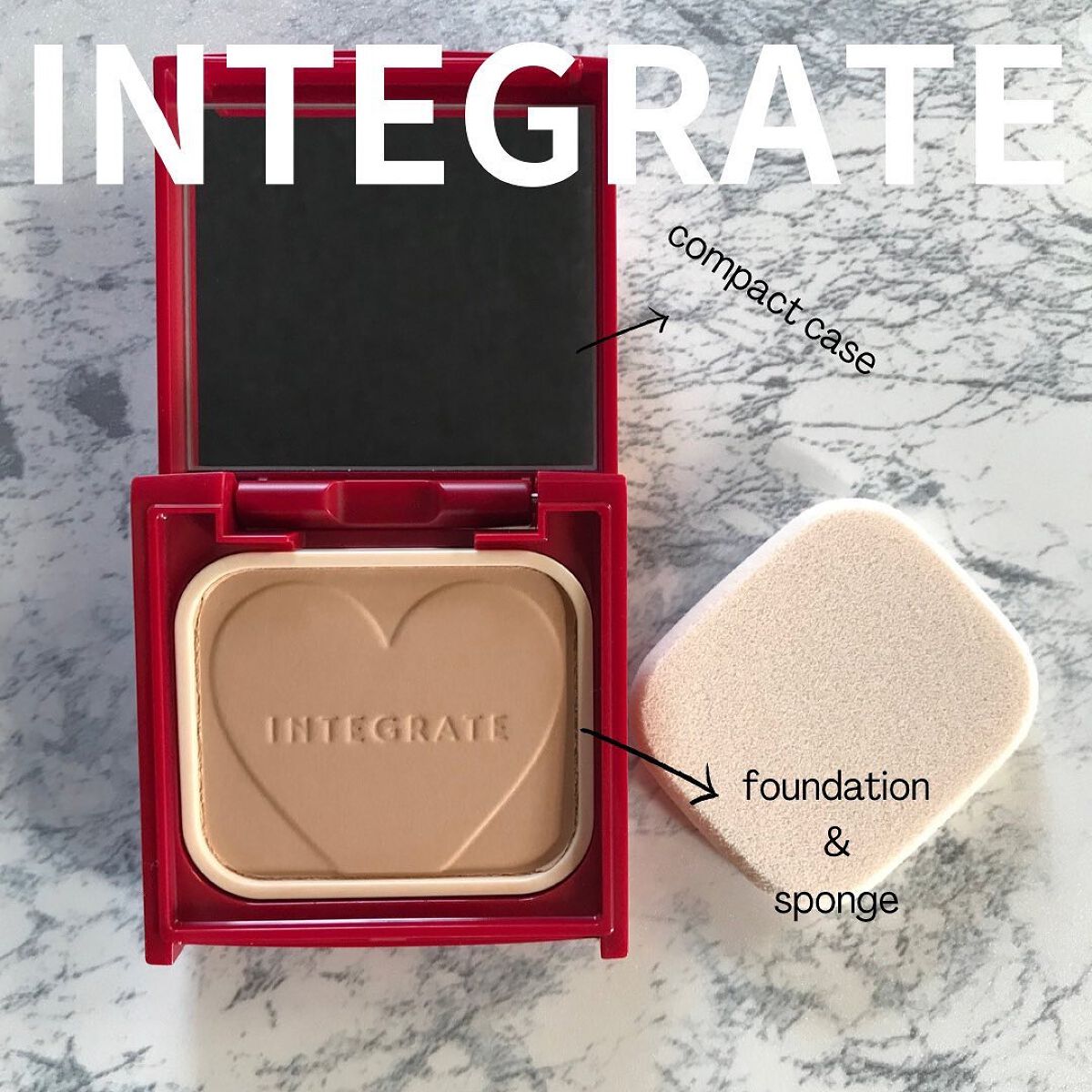 プロフィニッシュファンデーション/インテグレート/パウダーファンデーションを使ったクチコミ(1枚目)