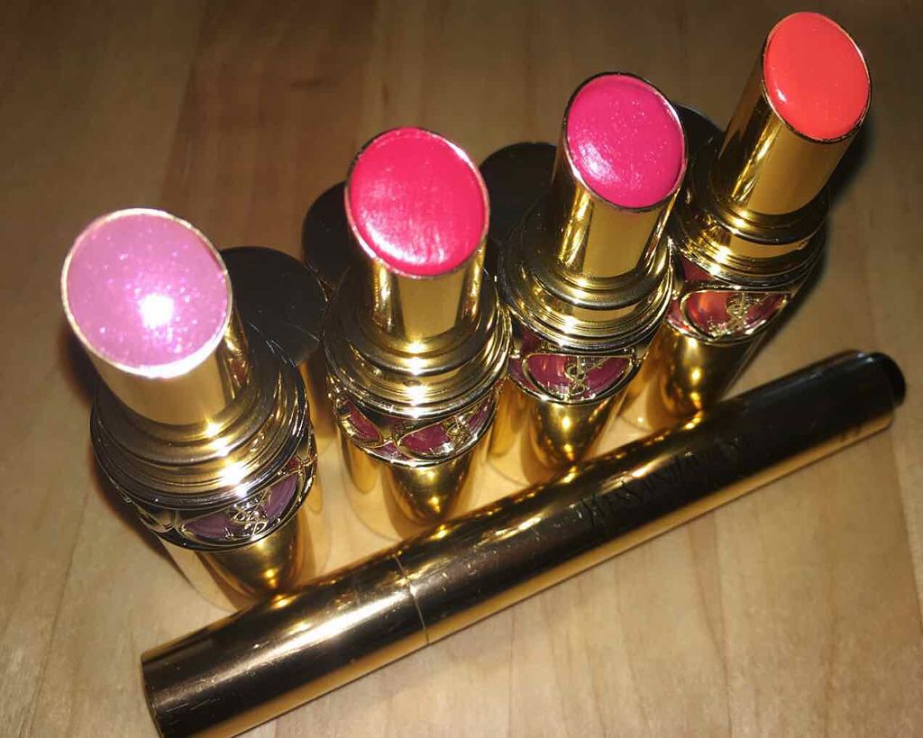 ルージュ ヴォリュプテ シャイン/YVES SAINT LAURENT BEAUTE/口紅を使ったクチコミ(1枚目)